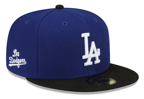Los Angeles Dodgers Kids Fitted New Era 59Fifty City Connect Cap Hat Blue