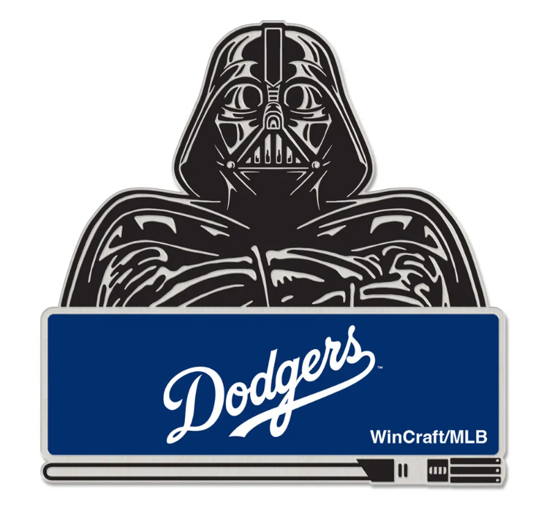 Los Angeles Dodgers Star Wars Darth Vader Lapel Pin - THE 4TH QUARTER