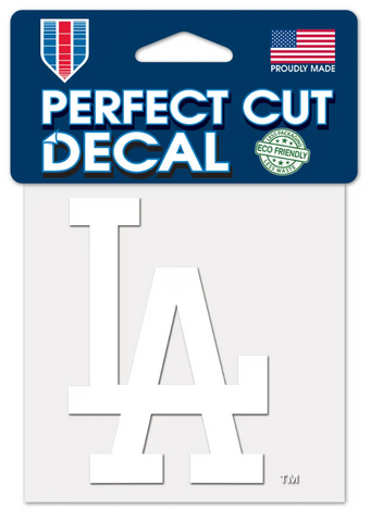 Los Angeles Dodgers 4x4 Perfect Cut Decal LA