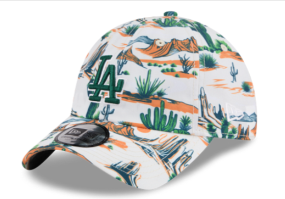 Los Angeles Dodgers Strapback New Era 9Twenty Desert Adjustable Hat - THE 4TH QUARTER