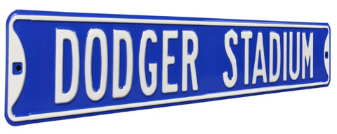 Los Angeles Dodgers DODGER STADIUM Embossed Steel Street Sign