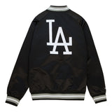 Los Angeles Dodgers Men's Mitchell & Ness Double Clutch Jacket Black