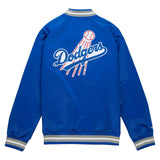 Los Angeles Dodgers Men's Mitchell & Ness Double Clutch Jacket Royal Blue