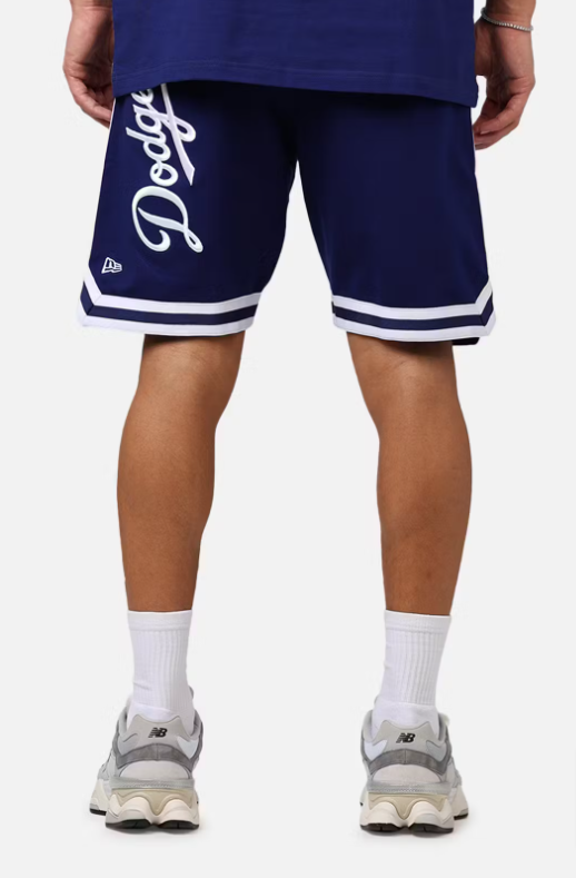 Los Angeles Dodgers Mens New Era Elite Dark Royal Blue Shorts - THE 4TH QUARTER