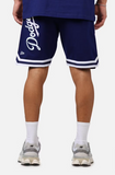 Los Angeles Dodgers Mens New Era Elite Dark Royal Blue Shorts