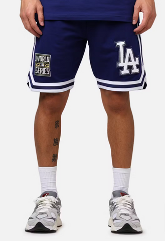 Los Angeles Dodgers Mens New Era Elite Dark Royal Blue Shorts