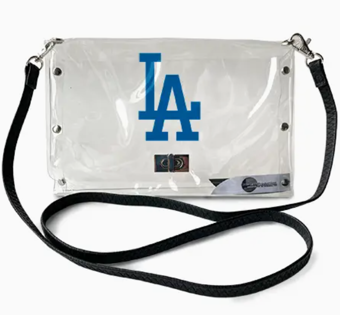 Los Angeles Dodgers Clear Envelope Purse - THE 4TH QUARTER