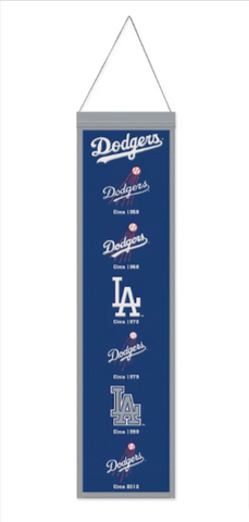 Los Angeles Dodgers Heritage Evolution Wool Banner