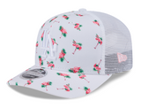 Los Angeles Dodgers Snapback New Era 9Seventy Stretch-Snap Mesh Flamingo Cap Hat White