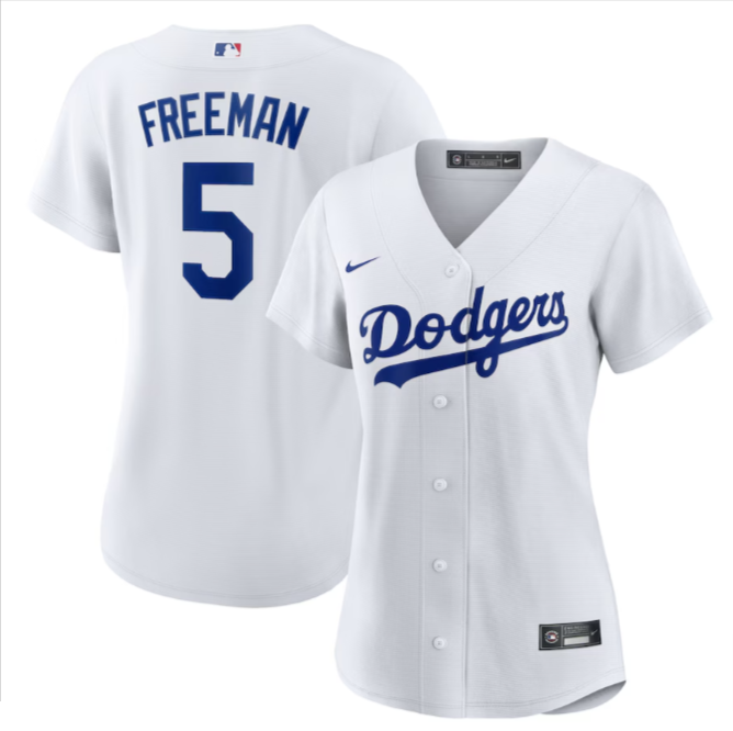 Los Angeles Dodgers Women's Freddy Freeman White Jersey - THE 4TH QUARTER