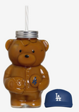 Los Angeles Dodgers Glass Bear Tumbler
