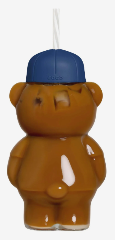 Los Angeles Dodgers Glass Bear Tumbler