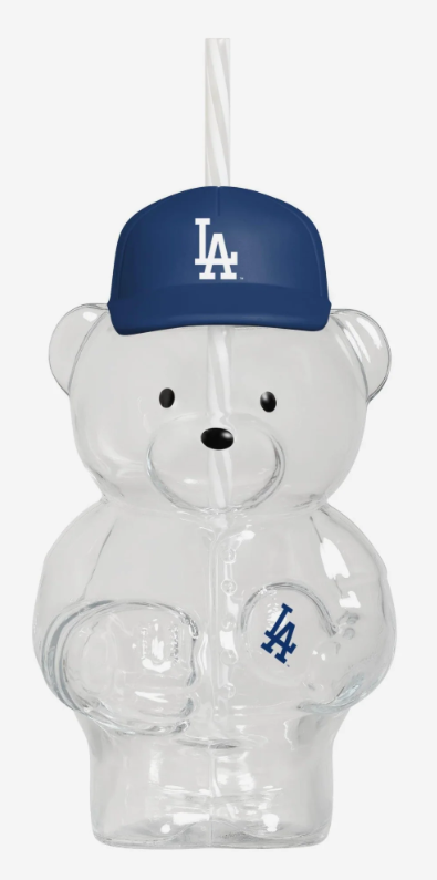 Los Angeles Dodgers Glass Bear Tumbler