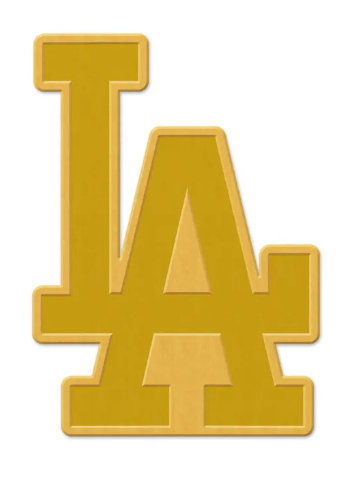 Los Angeles Dodgers GOLD LA Collectors Lapel Pin - THE 4TH QUARTER