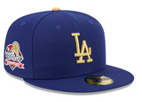 Los Angeles Dodgers Kids Fitted New Era 59FIFTY 2024 Champions Gold Collection Cap Hat