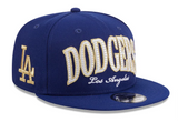 Los Angeles Dodgers Snapback New Era 9Fifty Golden Blue Cap Hat