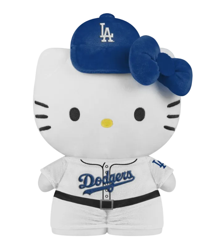 Los Angeles Dodgers 10 Inch Jersey Plush Hello Kitty - THE 4TH QUARTER