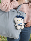 Los Angeles Dodgers White Hello Kitty 6 Inch Backpack Charm Clip Keychain - THE 4TH QUARTER