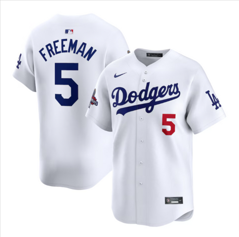 Los Angeles Dodgers Men's 2024 Freddie Freeman World Series Champions Limited Jersey #5