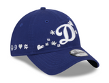 Los Angeles Dodgers New Era 9Twenty D Logo Kids Toddler Youth Flower Cap Hat