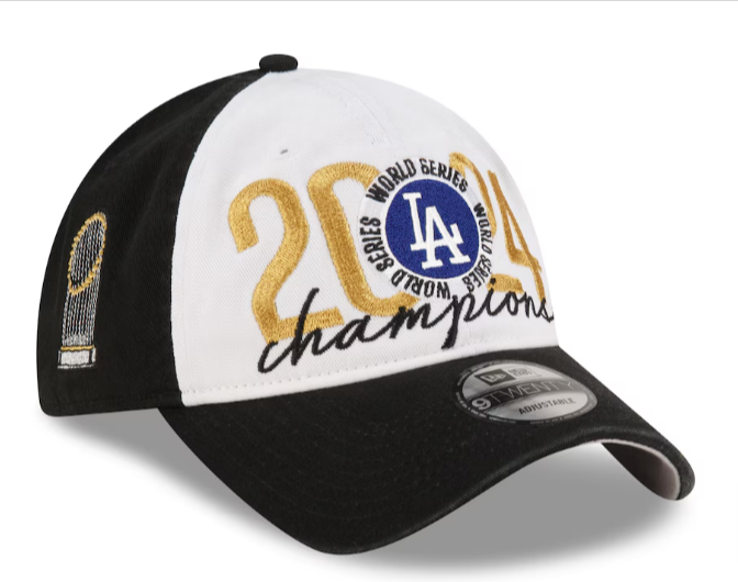 Los Angeles Dodgers Stretch Snapback 9Twenty New Era 2024 World Series Champions Hat - THE 4TH QUARTER