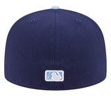 Los Angeles Dodgers Kids Fitted New Era 59Fifty Color Pack Cap Hat Light Navy Light Blue