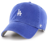 Los Angeles Dodgers Strapback '47 Brand Clean Up Adjustable Mini logo Royal Cap Hat