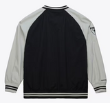 Raiders Mens Mitchell & Ness Nylon Jacket 2 Tone
