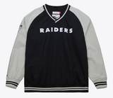 Raiders Mens Mitchell & Ness Nylon Jacket 2 Tone