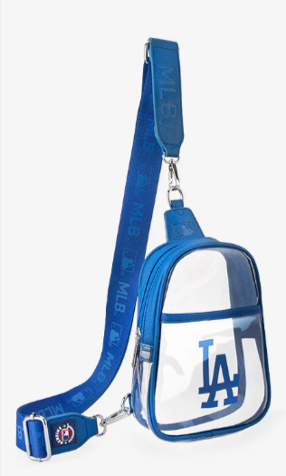 Los Angeles Dodgers Mini Clear Montana West Backpack Bag - THE 4TH QUARTER