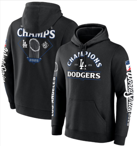 Los Angeles Dodgers Mens Sweatshirt Fanatics 2025 World Series