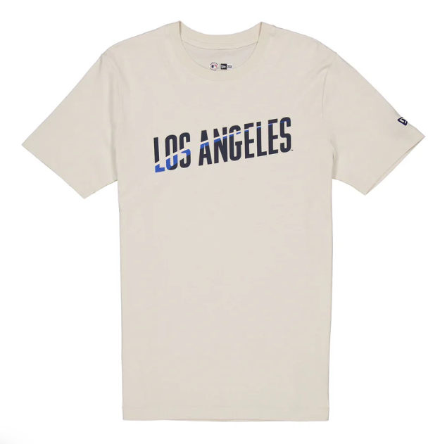 Los Angeles Dodgers Mens T-Shirt New Era City Connect Cream