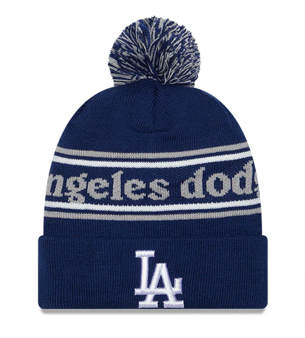 New Era Black Los Angeles Dodgers Polar Lights Sports Knit Beanie