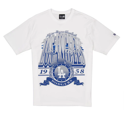 Los Angeles Dodgers Mens T-Shirt New Era Sport Classics White Tee