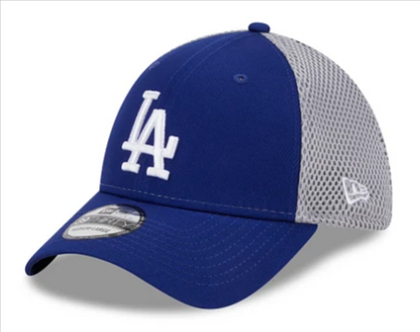 Los Angeles Dodgers Flex Fit New Era 39Thirty Neo Blue Cap Hat