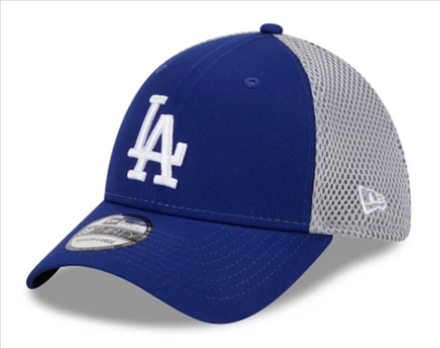 Los Angeles Dodgers Flex Fit New Era 39Thirty Neo Blue Cap Hat