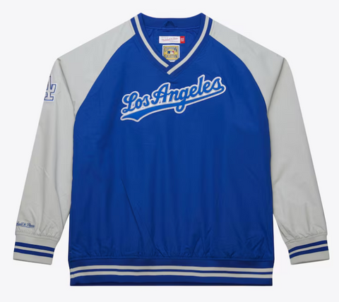 Dodgers Mens Mitchell & Ness Nylon Jacket 2 Tone