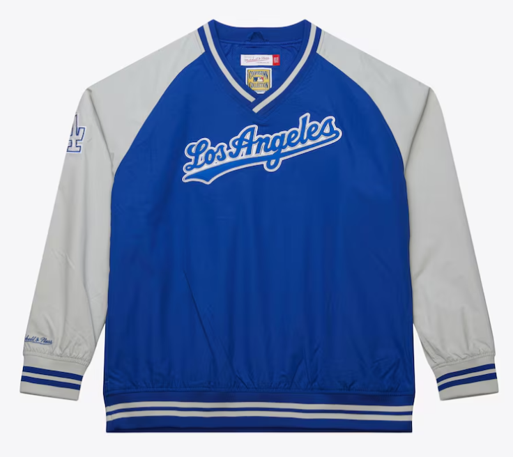 Dodgers Mens Mitchell & Ness Nylon Jacket 2 Tone | THE 4TH