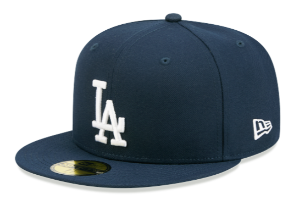 Los Angeles Dodgers Fitted New Era 59FIFTY Ocean Blue Cap Hat Grey UV