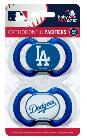 Los Angeles Dodgers Infant BabyFanatic Unisex Pacifier 2-Pack - THE 4TH QUARTER