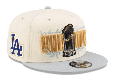 Los Angeles Dodgers Snapback 9Fifty New Era 2024 WS Champions Parade Hat Cap