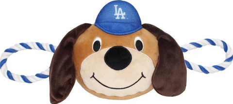 Los Angeles Dodgers Pet Dog Plush Rope Mascot Toy