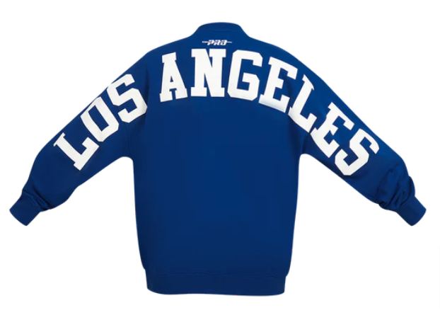 Los Angeles Dodgers Mens Sweatshirt Pro Standard Drop Shoulder Wingspan Crew Neck - THE 4TH QUARTER