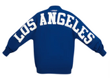Los Angeles Dodgers Mens Sweatshirt Pro Standard Drop Shoulder Wingspan Crew Neck