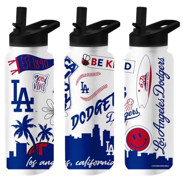 Los Angeles Dodgers 34oz Native Quencher Bottle - THE 4TH QUARTER