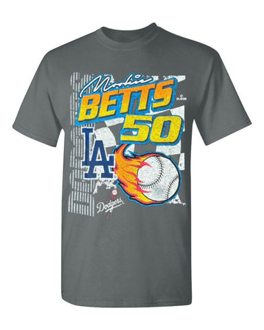 Los Angeles Dodgers Mens T-Shirt New Era Mookie Betts Rally Drive Tee