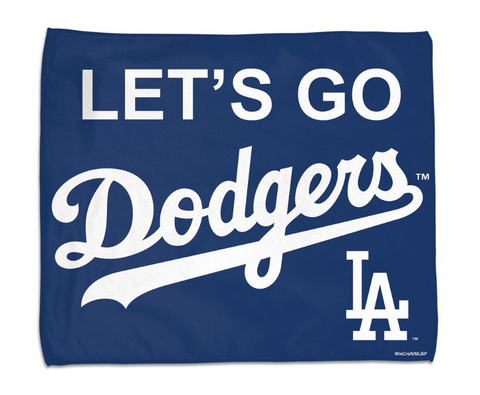 Los Angeles Dodgers "LETS GO DODGERS" Fan Rally Towel Blue
