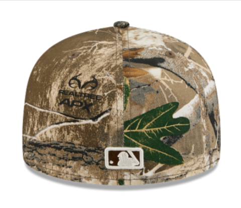 Los Angeles Dodgers Fitted New Era 59Fifty RealTree Cap Hat Grey UV