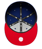 Los Angeles Dodgers Fitted New Era 59Fifty Red Rose Blue Cap Hat RED UV