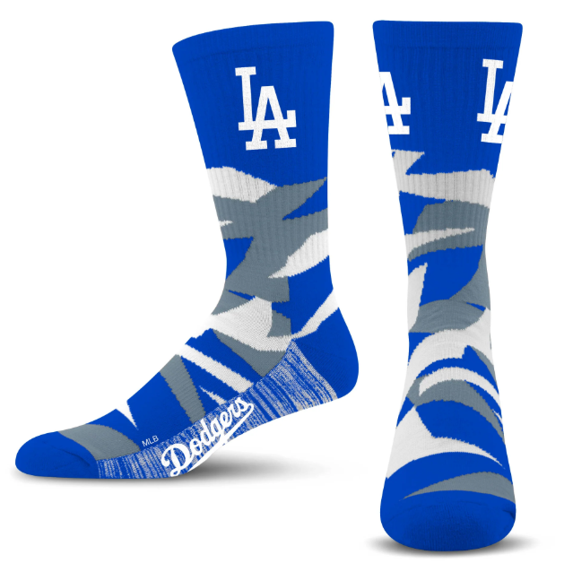 Los Angeles Dodgers Mens Breakout Premium Crew Socks - THE 4TH QUARTER